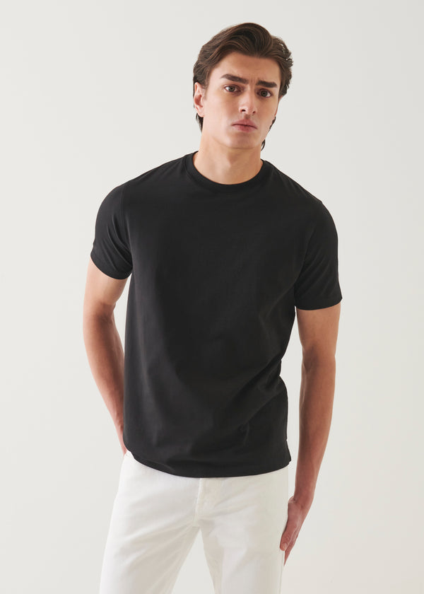 Organic Pima Cotton High Neck T-Shirt