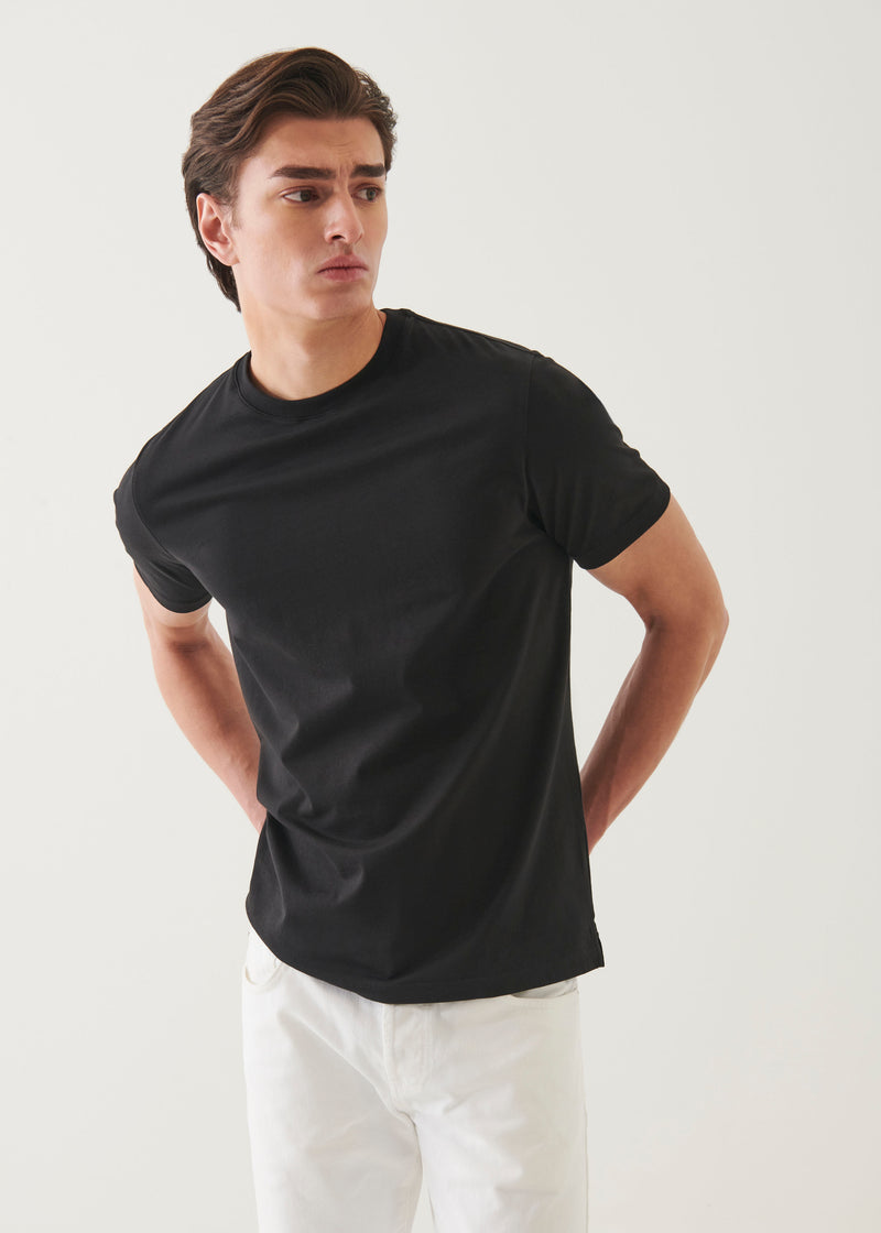 Organic Pima Cotton High Neck T-Shirt