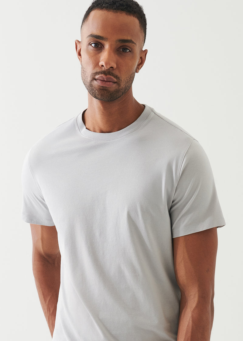 Organic Pima Cotton High Neck T-Shirt