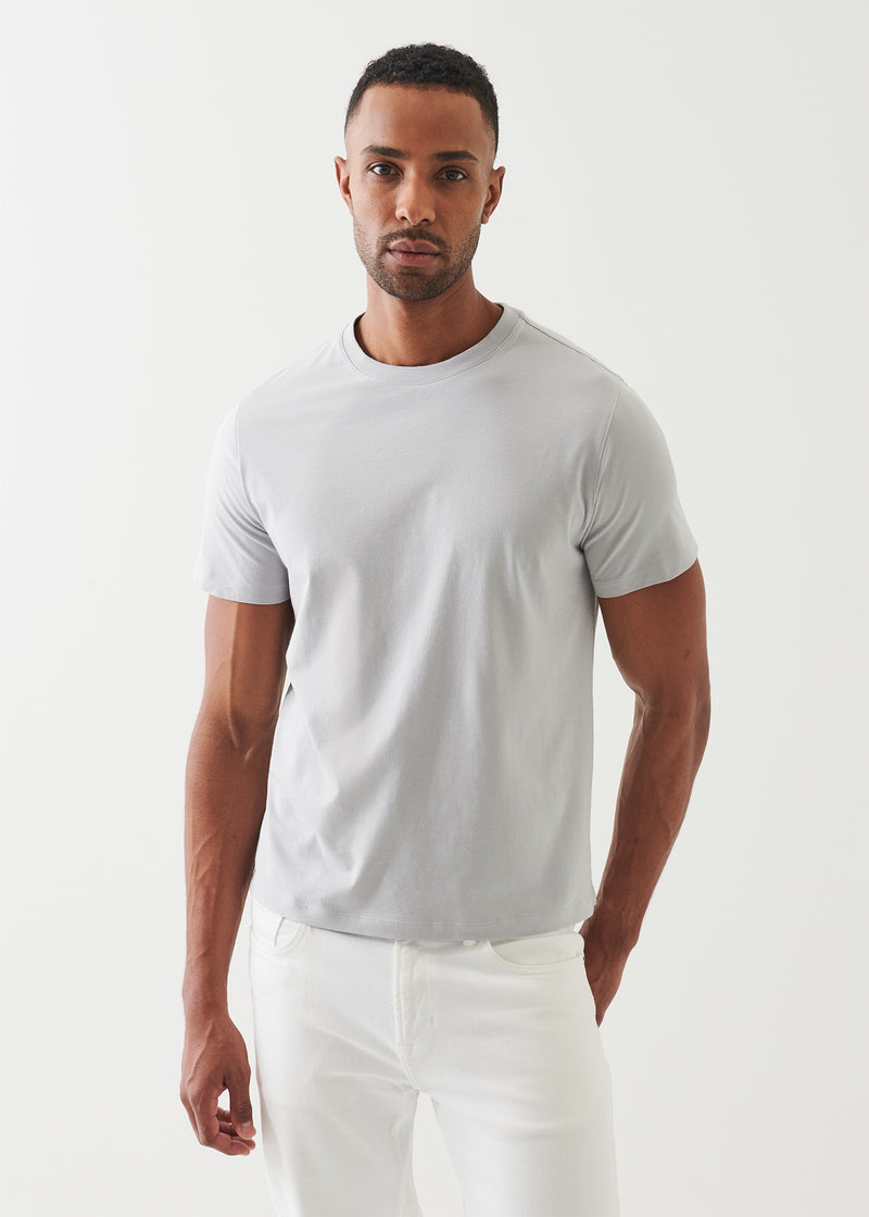 Organic Pima Cotton High Neck T-Shirt