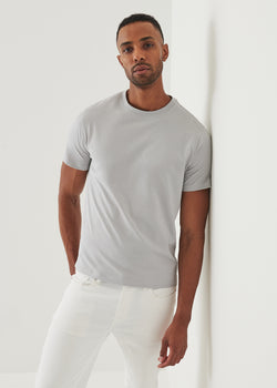 Organic Pima Cotton High Neck T-Shirt