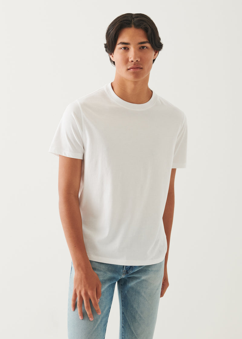 Organic Pima Cotton High Neck T-Shirt