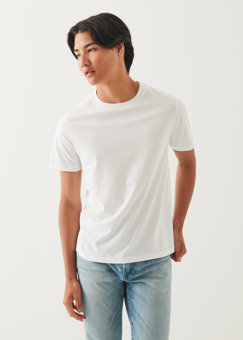 Organic Pima Cotton High Neck T-Shirt