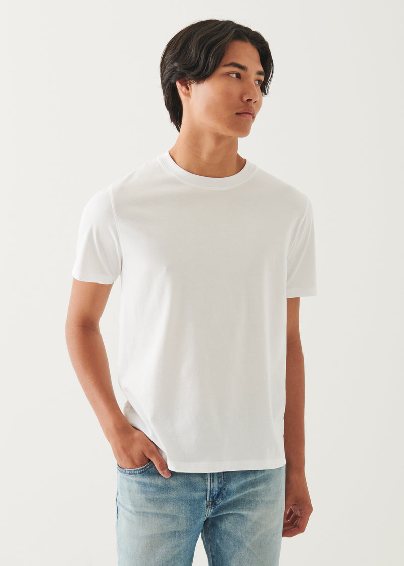 Organic Pima Cotton High Neck T-Shirt