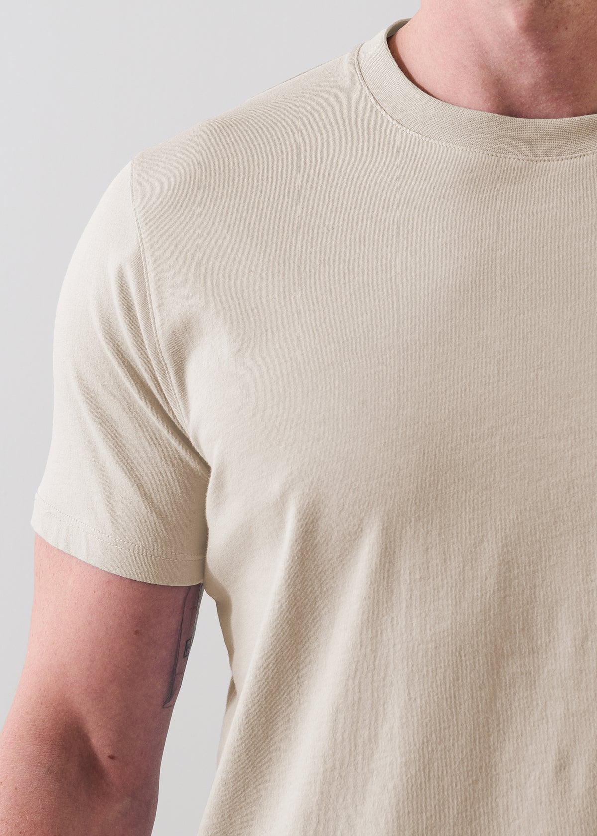 Organic Pima Cotton High Neck T-Shirt - PATRICK ASSARAF