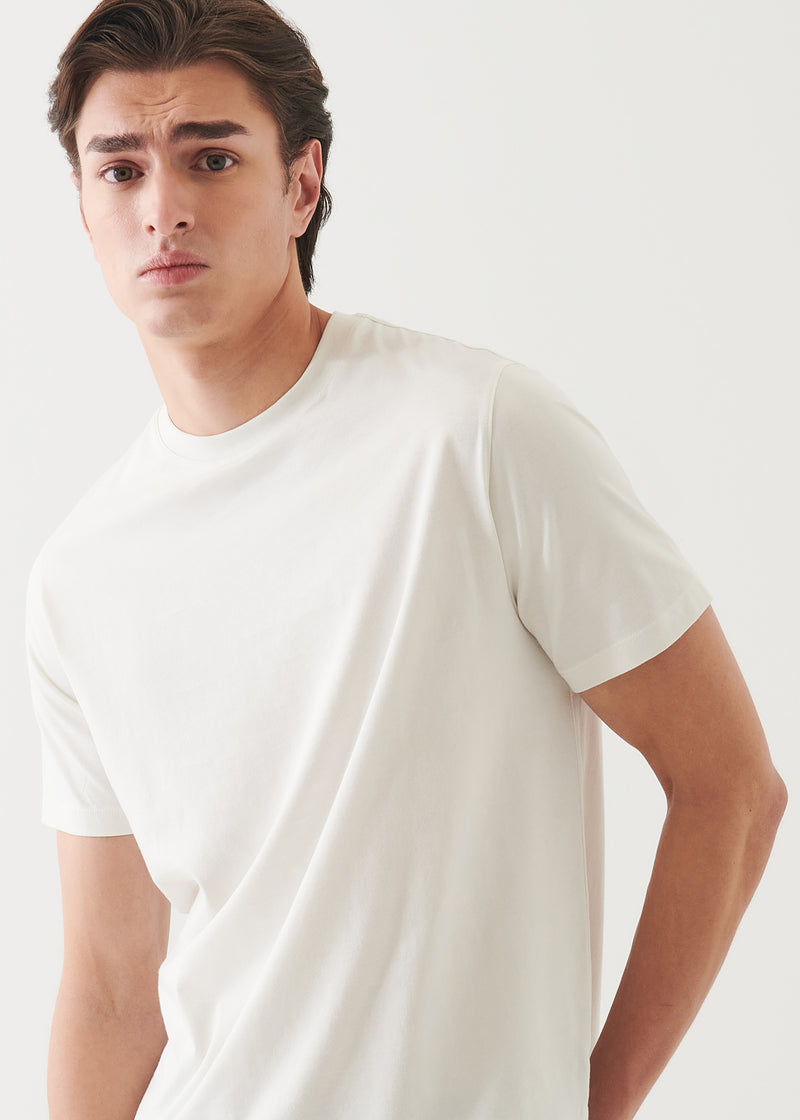 Organic Pima Cotton High Neck T-Shirt