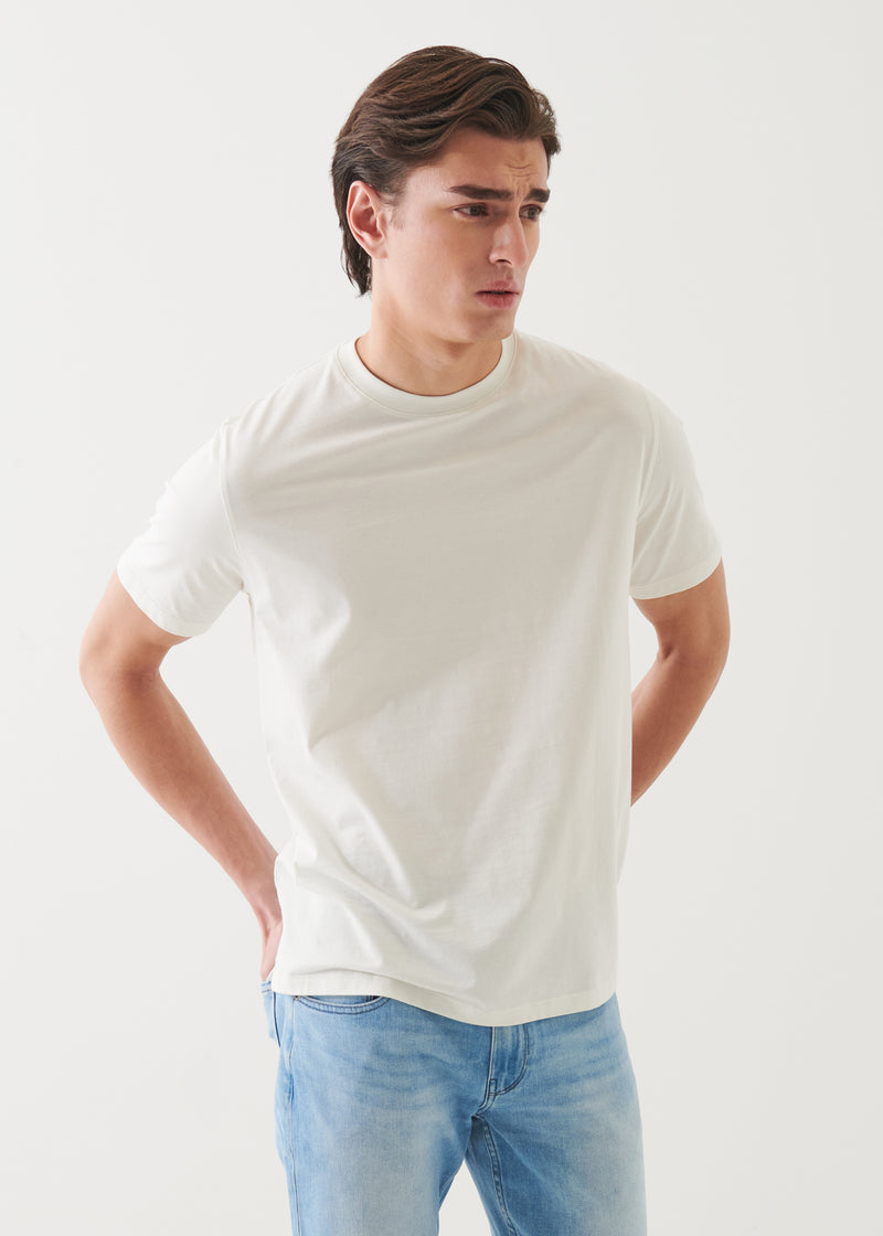 Organic Pima Cotton High Neck T-Shirt