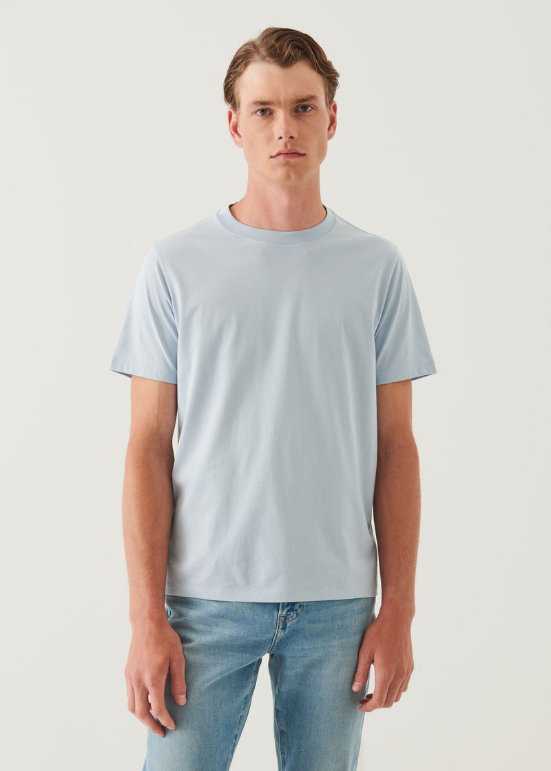 Organic Pima Cotton High Neck T-Shirt