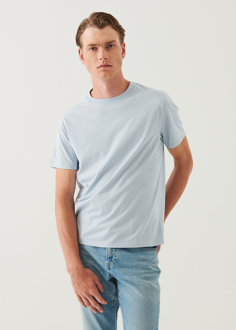 Organic Pima Cotton High Neck T-Shirt