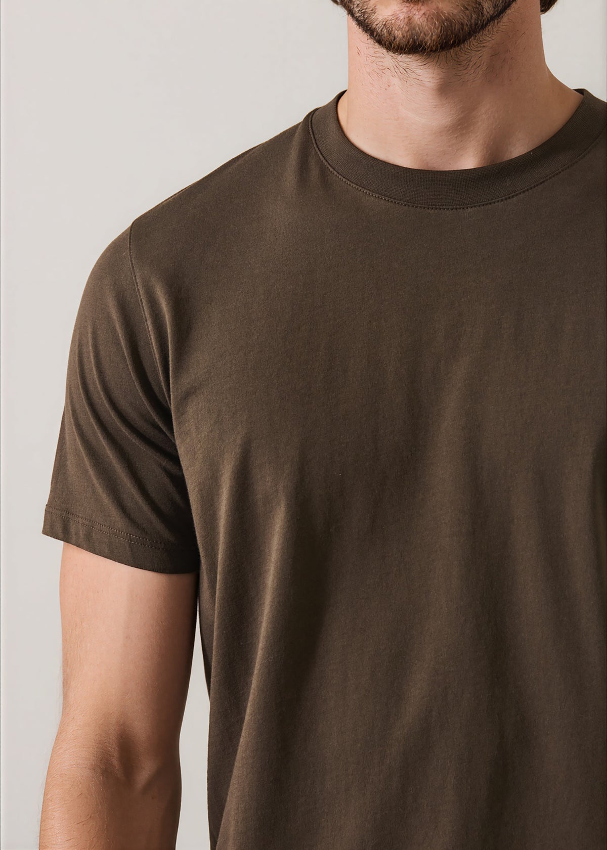 Organic Pima Cotton High Neck T-Shirt - PATRICK ASSARAF