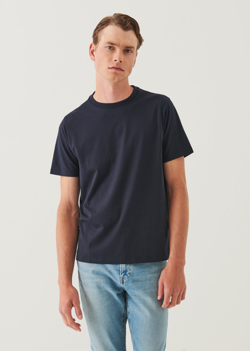 Organic Pima Cotton High Neck T-Shirt