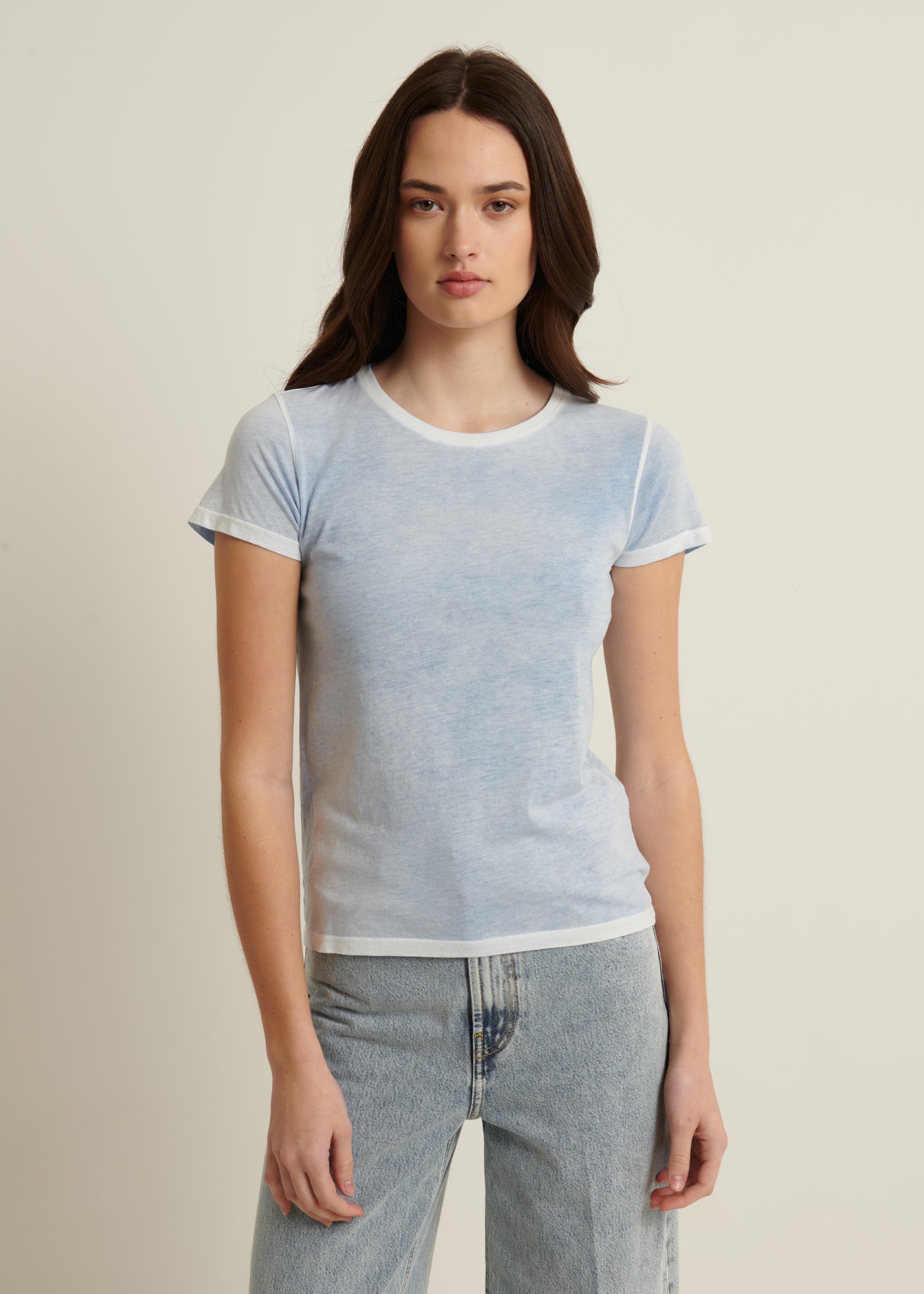 Reverse Spray Lightweight Pima Cotton T-Shirt