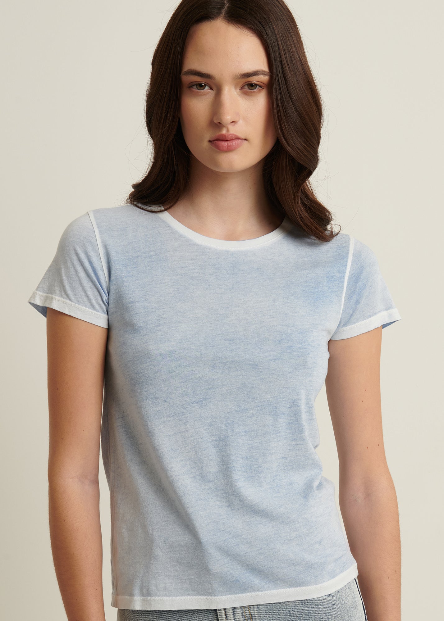 Reverse Spray Lightweight Pima Cotton T-Shirt