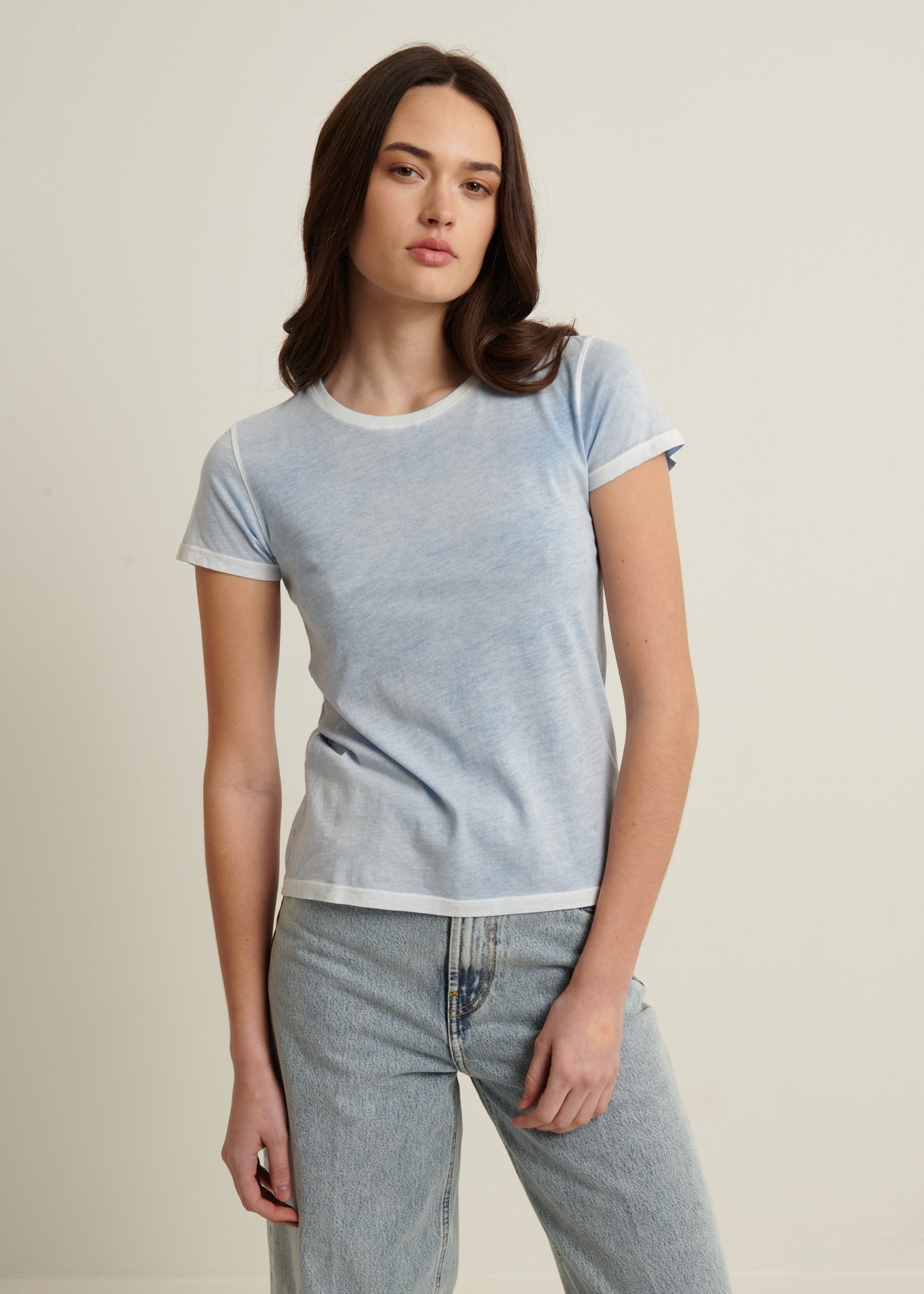 Reverse Spray Lightweight Pima Cotton T-Shirt