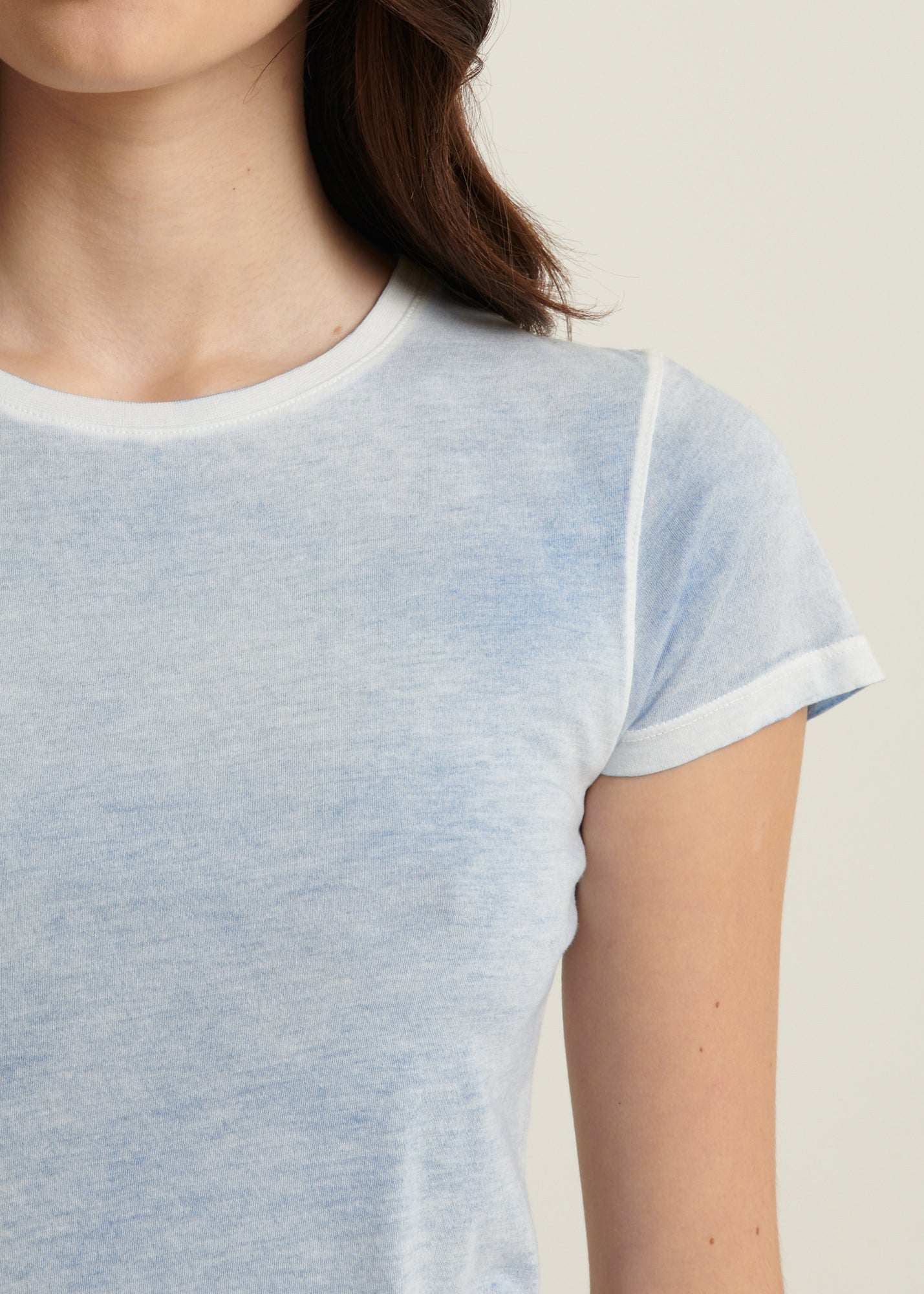 Reverse Spray Lightweight Pima Cotton T-Shirt