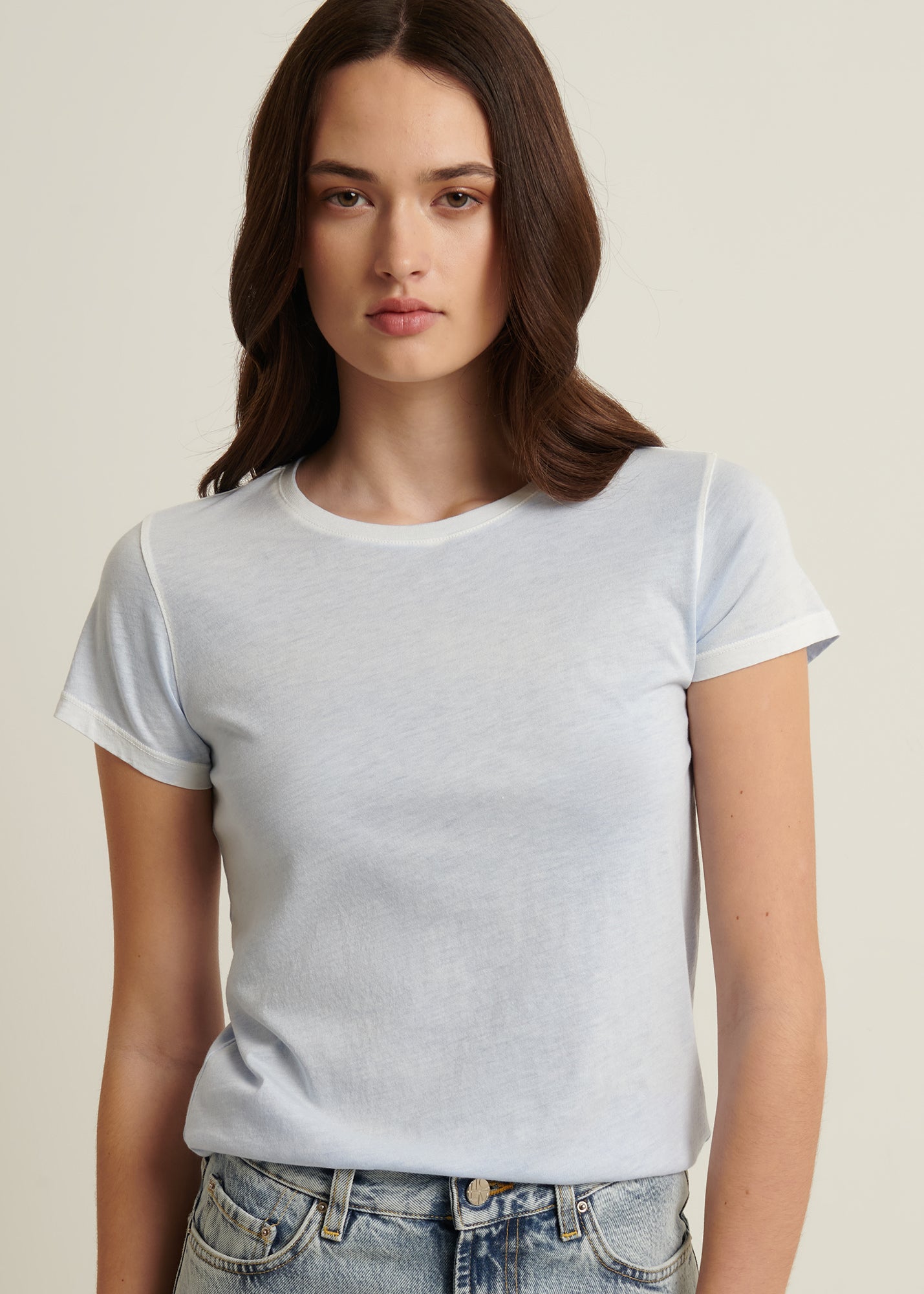 Reverse Spray Lightweight Pima Cotton T-Shirt