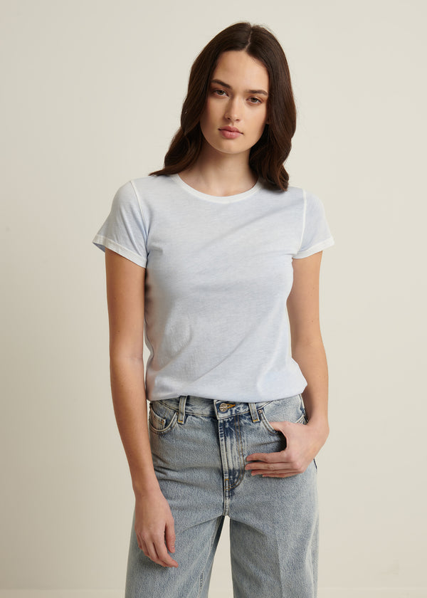 Reverse Spray Lightweight Pima Cotton T-Shirt