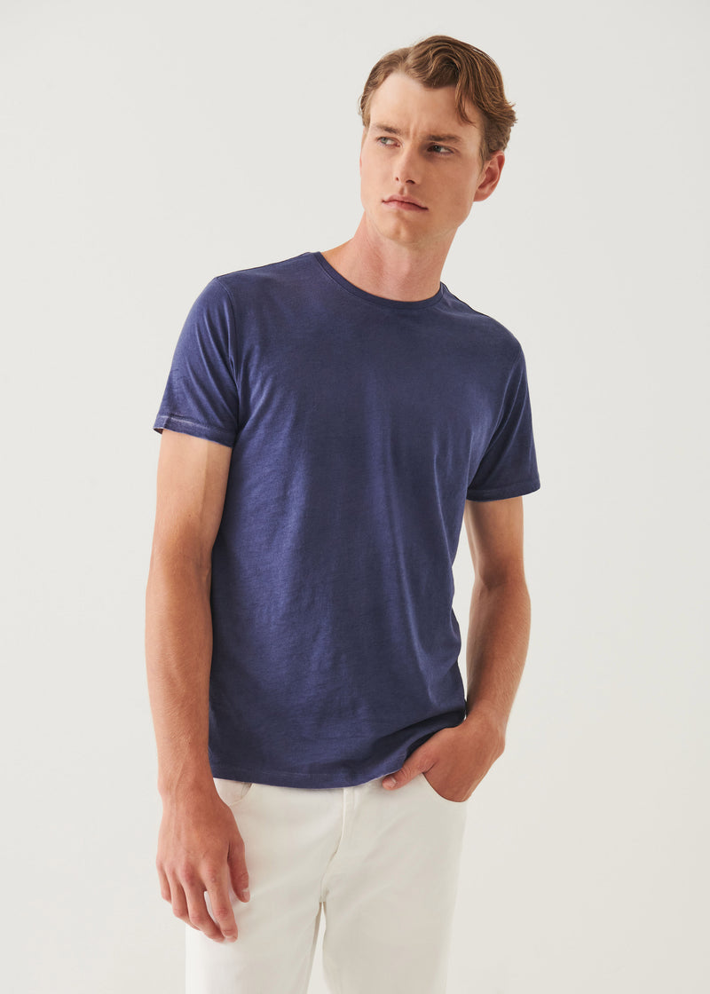 Lightweight Pima Cotton Spray Wash T-Shirt