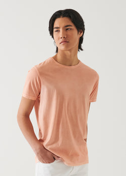 Lightweight Pima Cotton Spray Wash T-Shirt