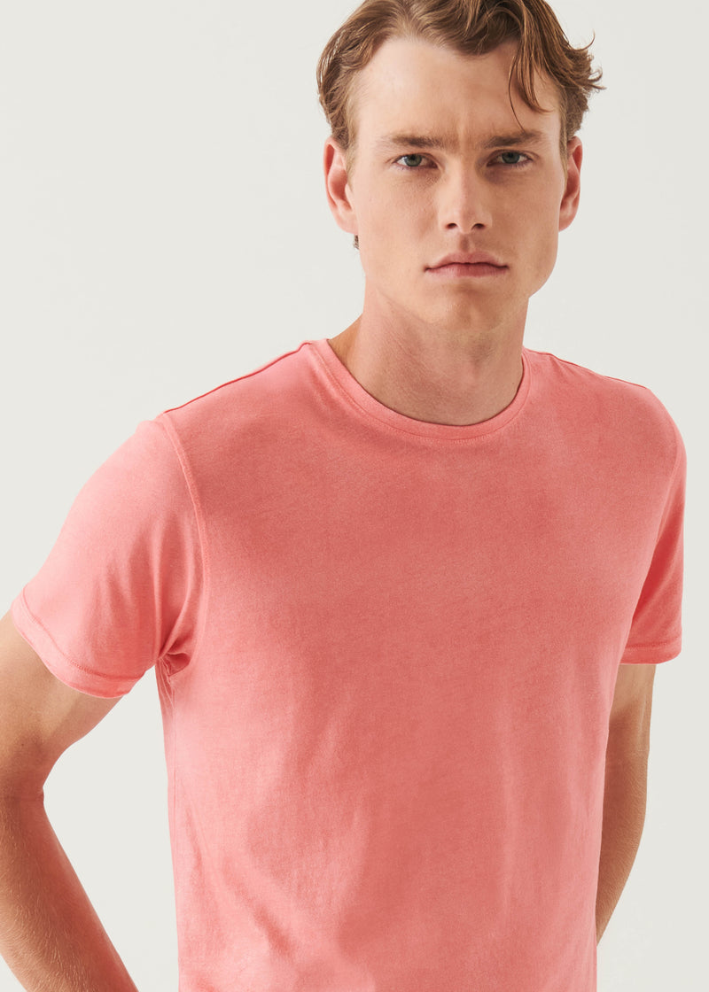 Lightweight Pima Cotton Spray Wash T-Shirt