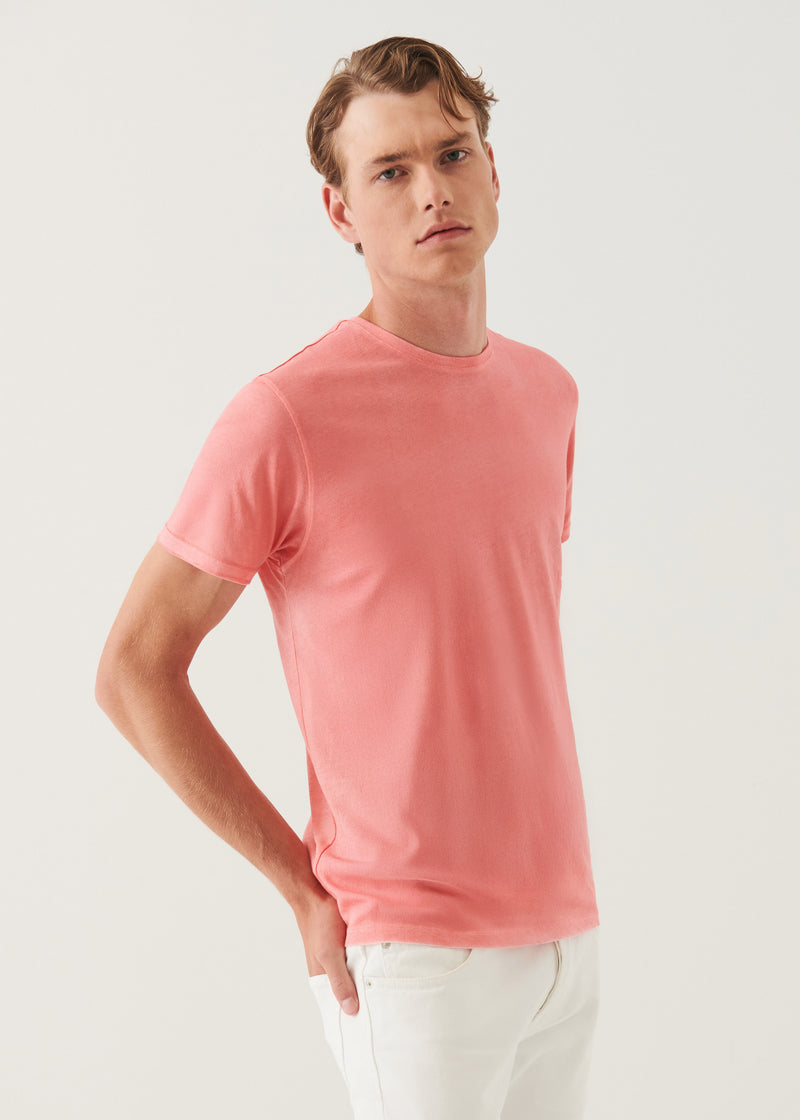 Lightweight Pima Cotton Spray Wash T-Shirt