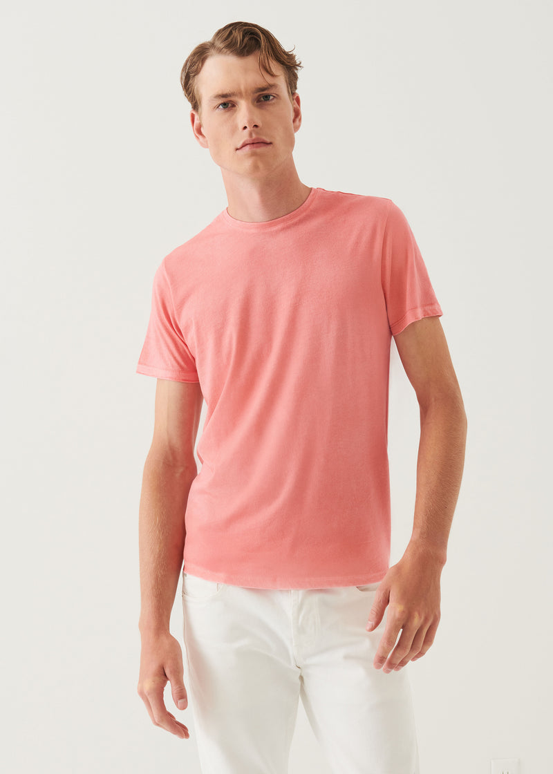 Lightweight Pima Cotton Spray Wash T-Shirt