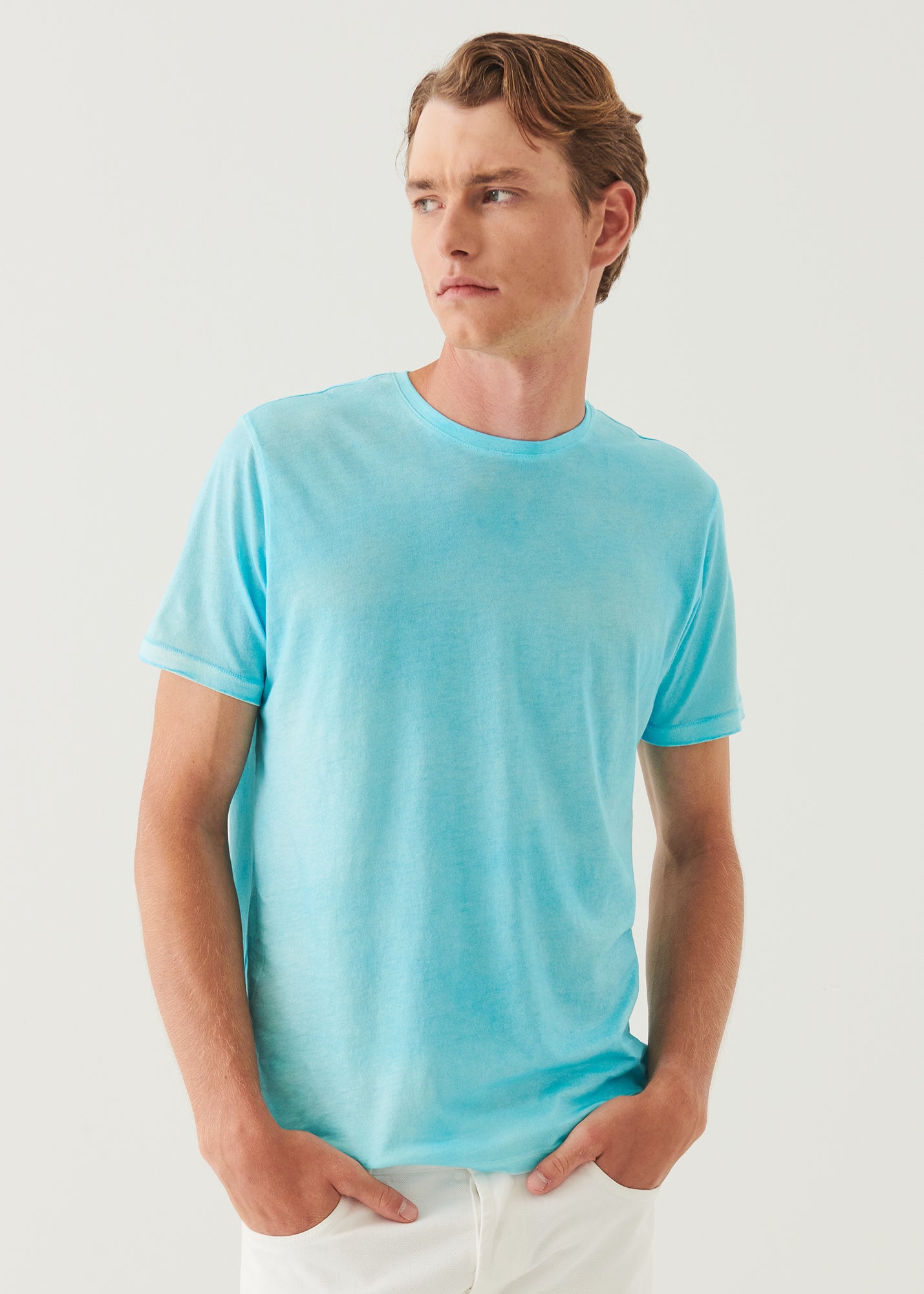 Lightweight Pima Cotton Spray Wash T-Shirt
