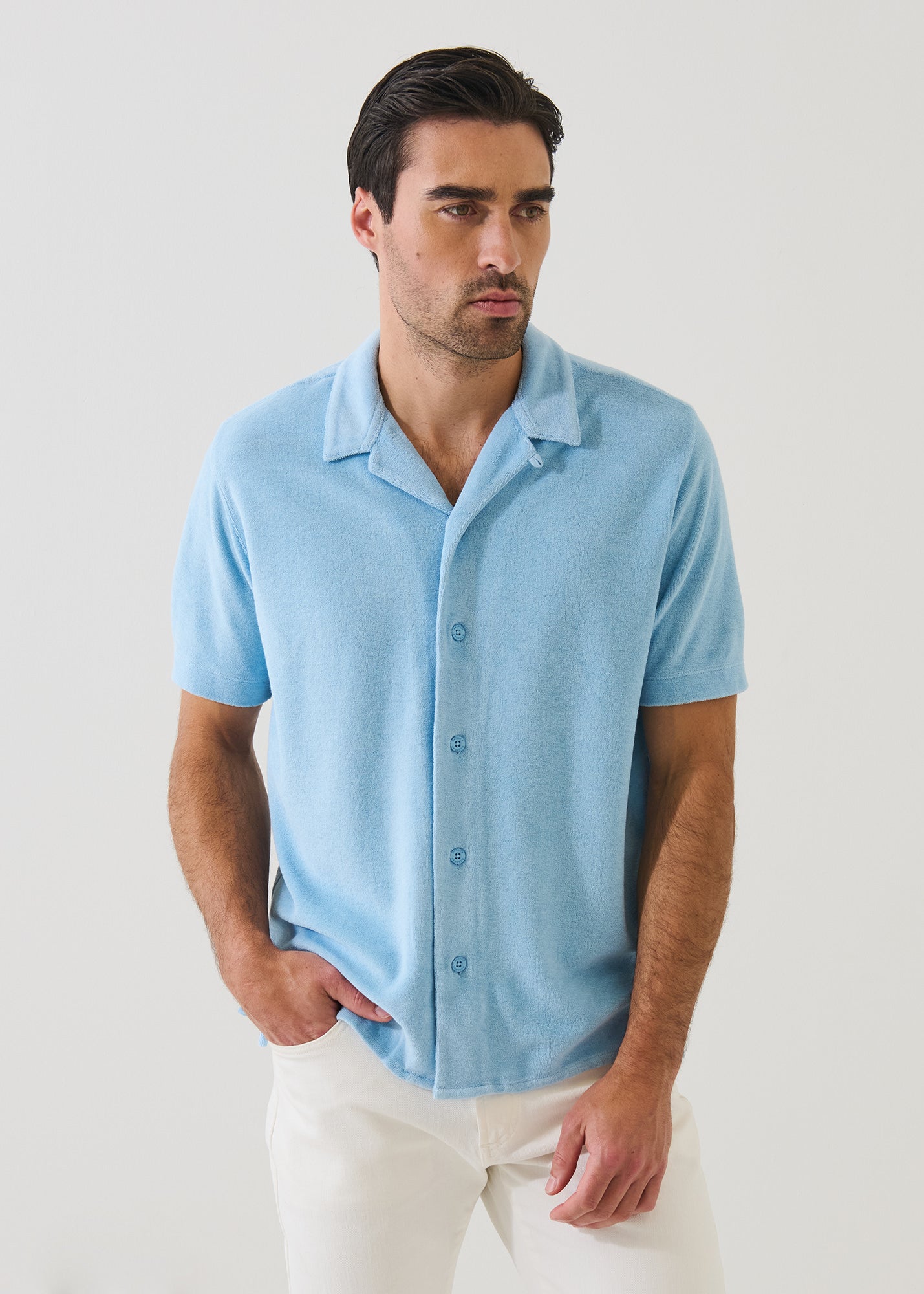Beach Terry Camp Collar Shirt