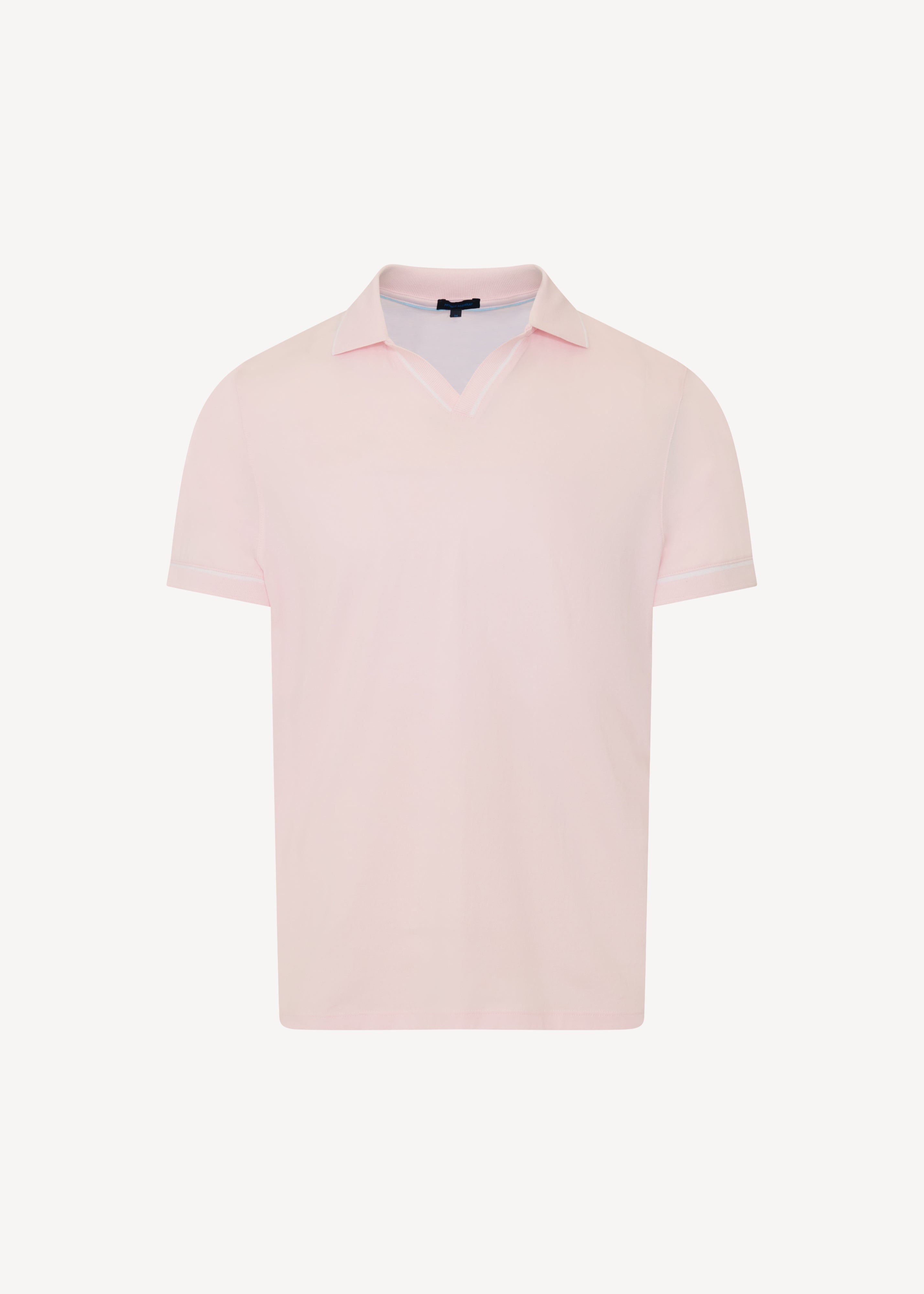 Mercerized Pima Cotton Tipped Open Polo - PATRICK ASSARAF