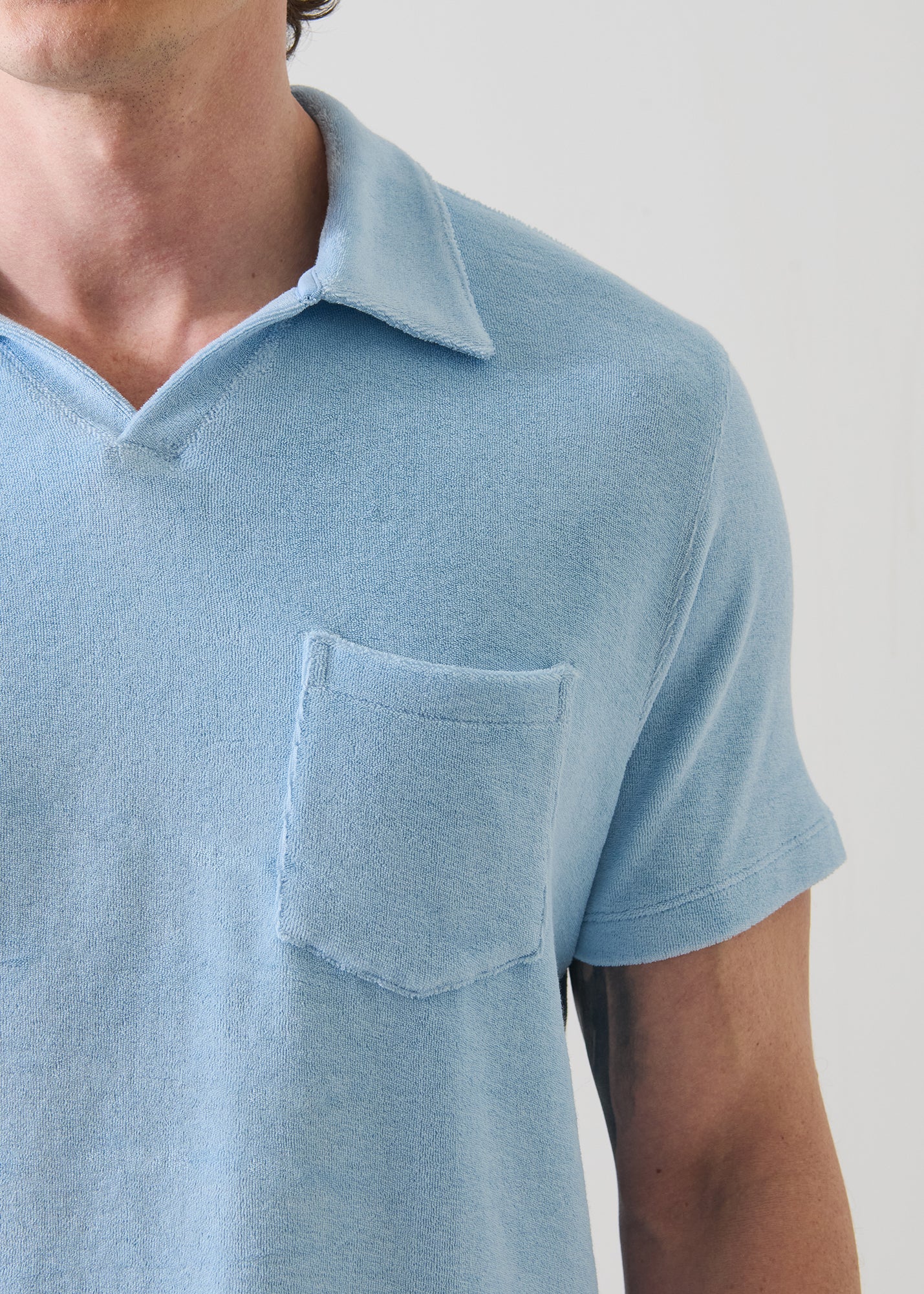 Beach Terry Open Polo - PATRICK ASSARAF