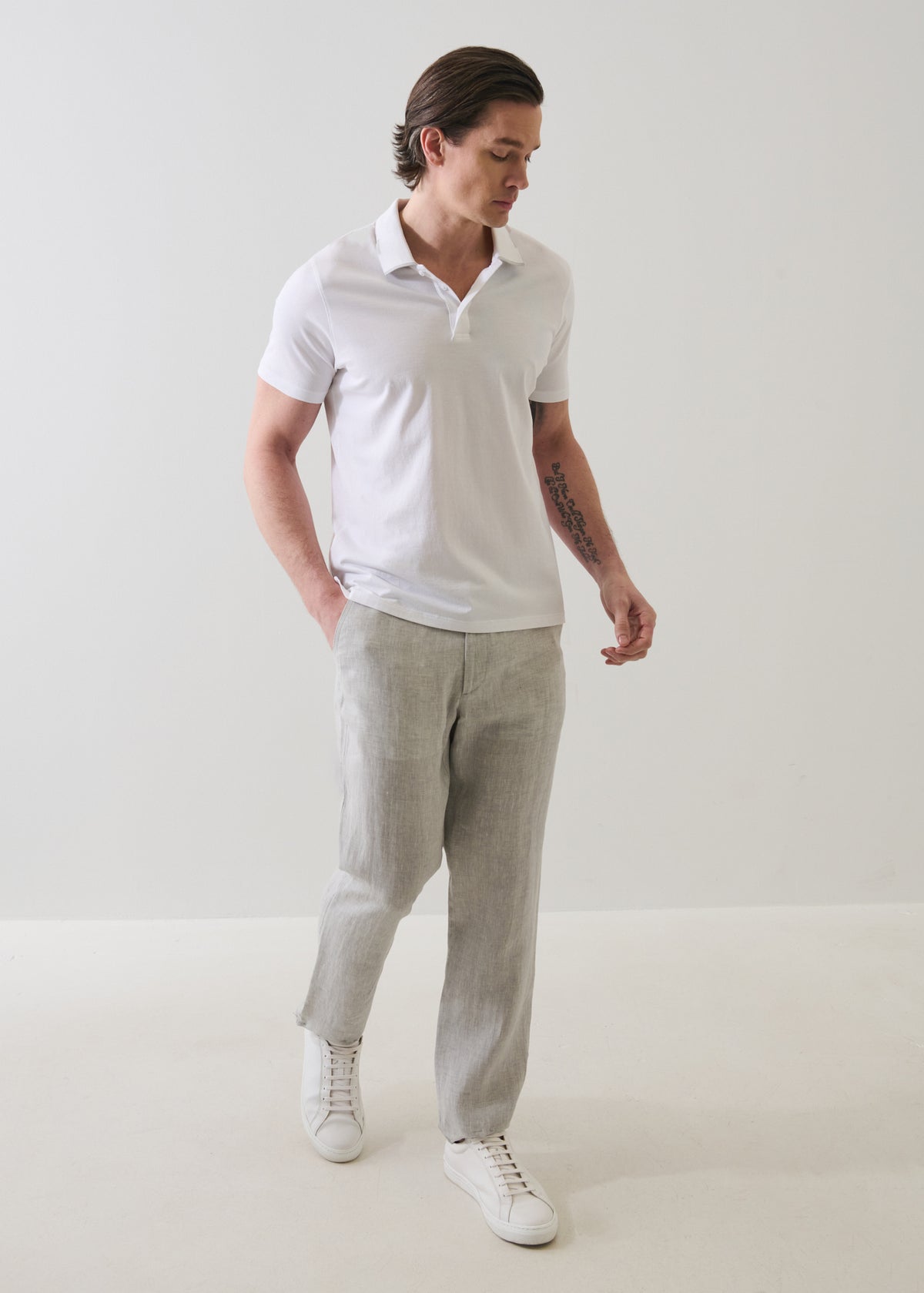 Organic Pima Cotton Tipped Polo - PATRICK ASSARAF