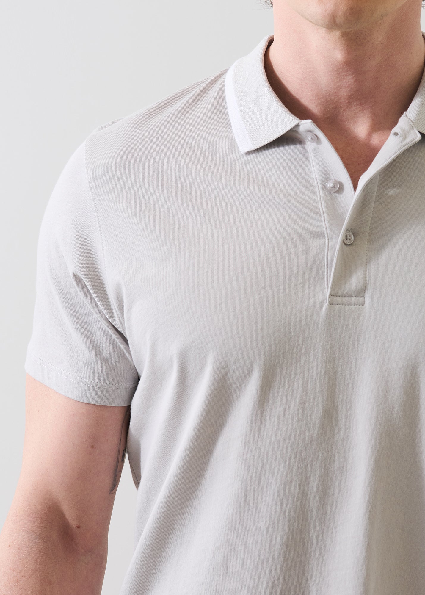 Organic Pima Cotton Tipped Polo - PATRICK ASSARAF