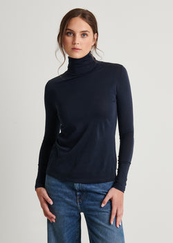 Lightweight Pima Cotton Turtleneck