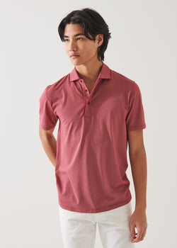 PIMA COTTON STRETCH PRINTED POLO