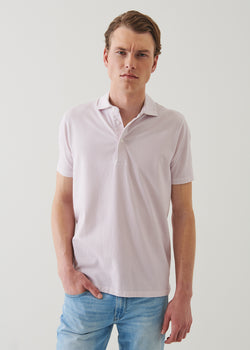 Pima Cotton Stretch Printed Polo
