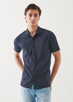 Pima Cotton Stretch Printed Shirt