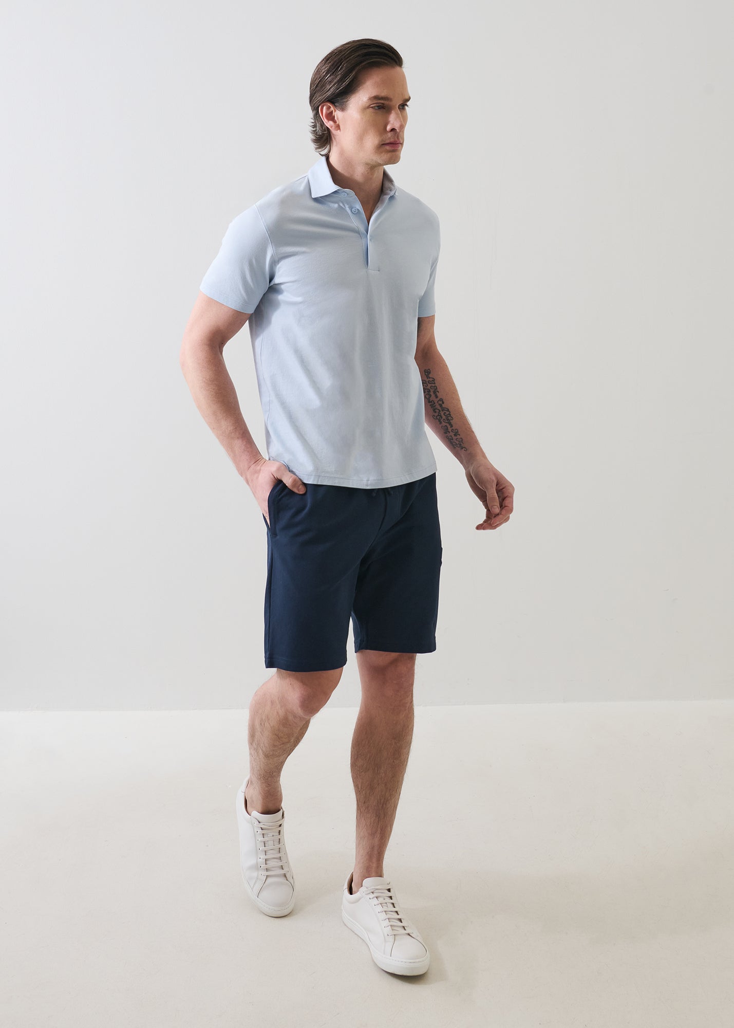 French Terry Cargo Pocket Drawstring Short - PATRICK ASSARAF