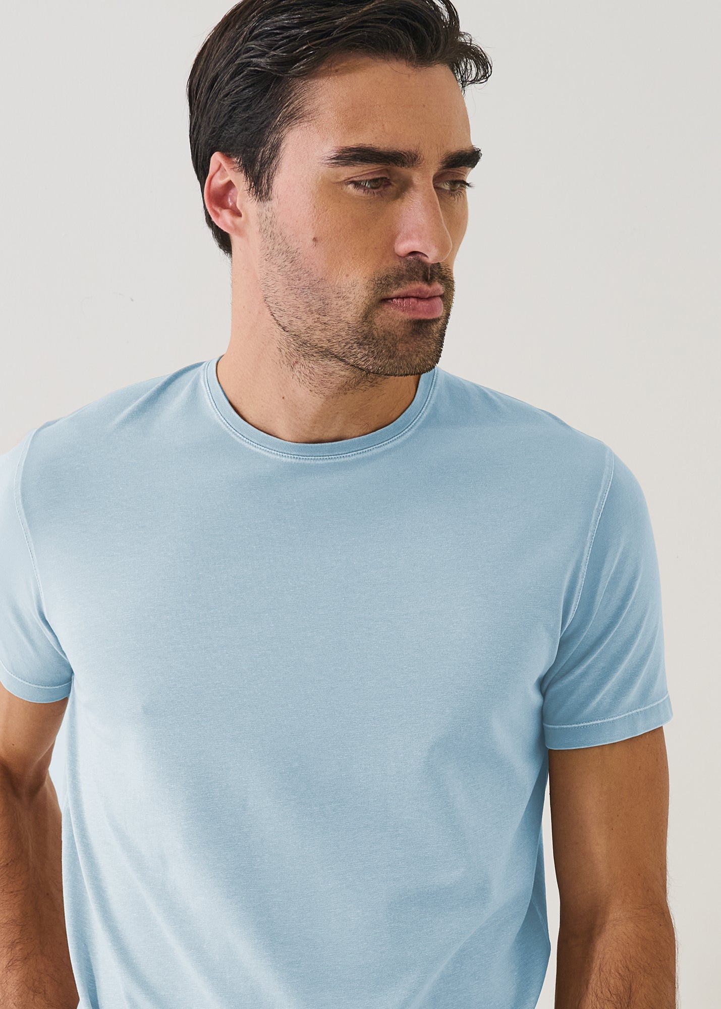 Pima Cotton Stretch Vintage Wash T-Shirt - PATRICK ASSARAF