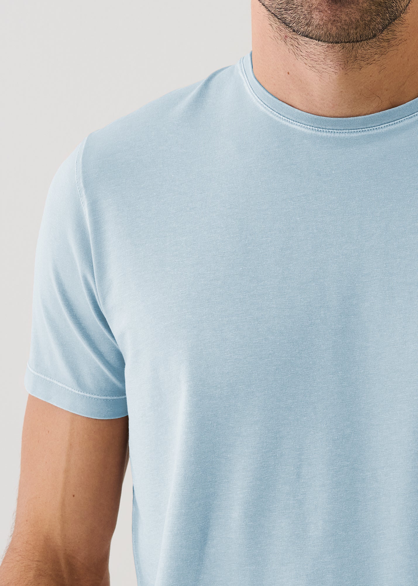 Pima Cotton Stretch Vintage Wash T-Shirt - PATRICK ASSARAF