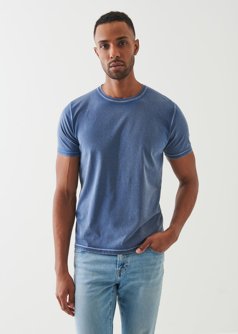 Pima Cotton Stretch Vintage Wash T-Shirt