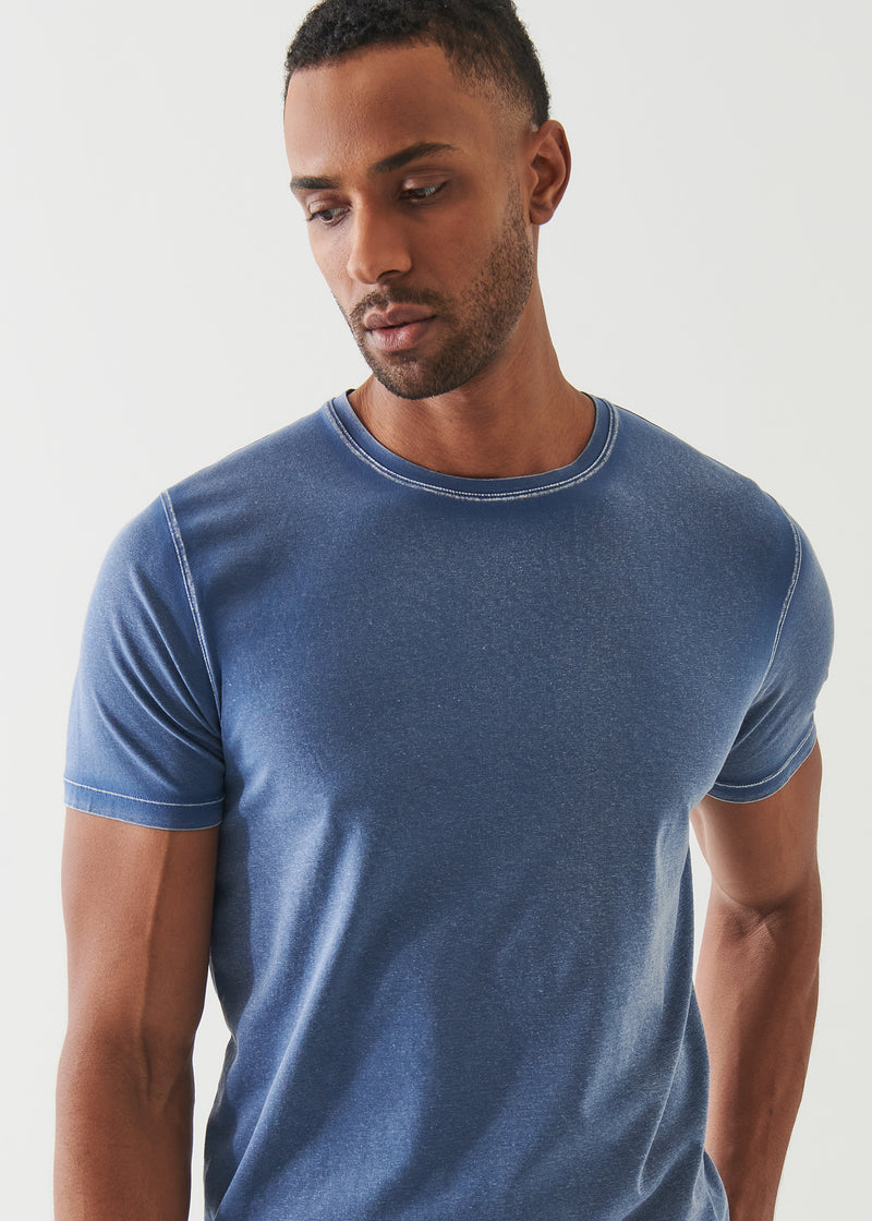 Pima Cotton Stretch Vintage Wash T-Shirt