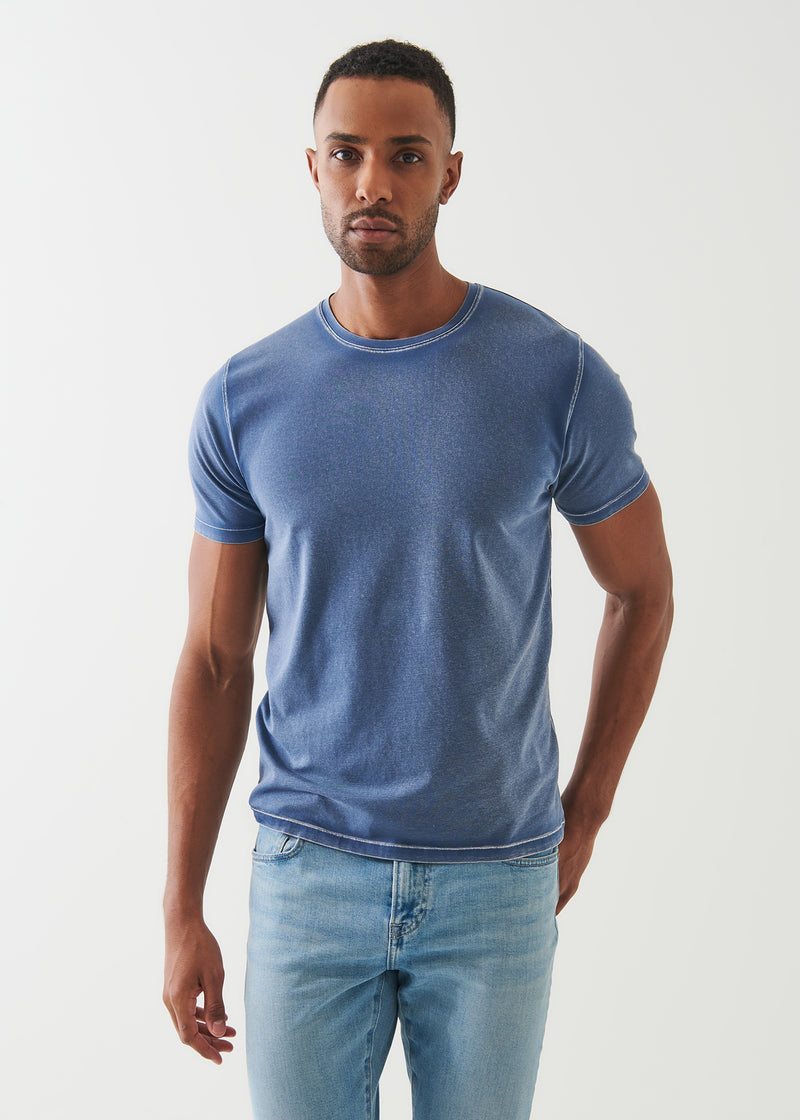 Pima Cotton Stretch Vintage Wash T-Shirt