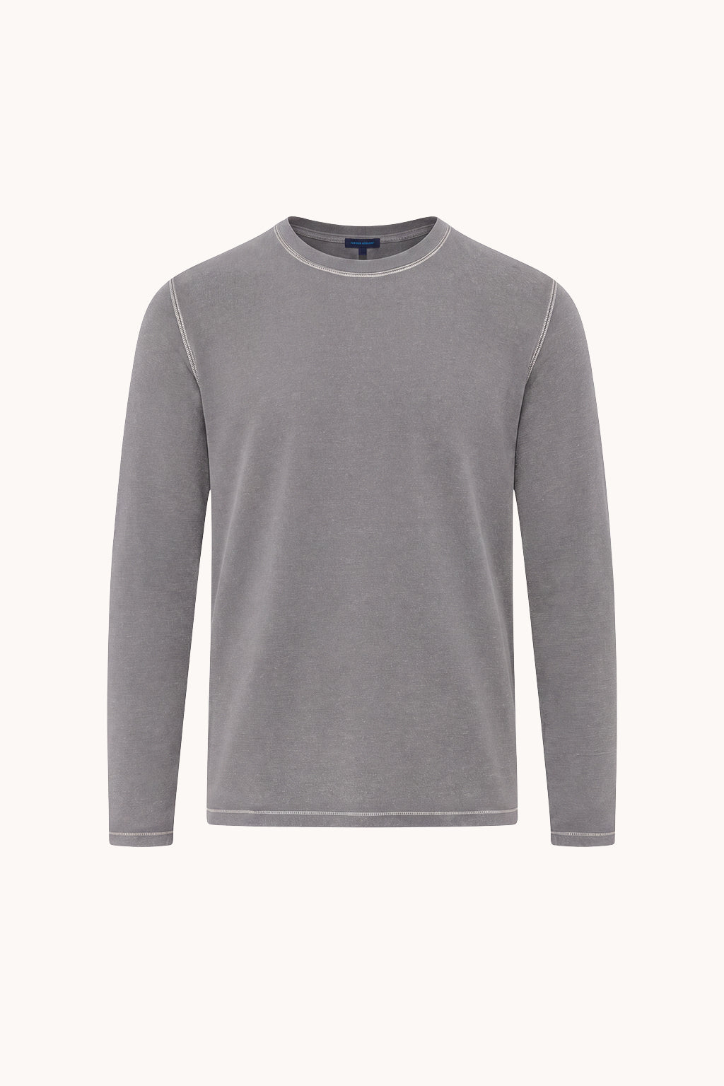Pima Cotton Stretch Vintage Wash Long Sleeve T-Shirt - PATRICK ASSARAF