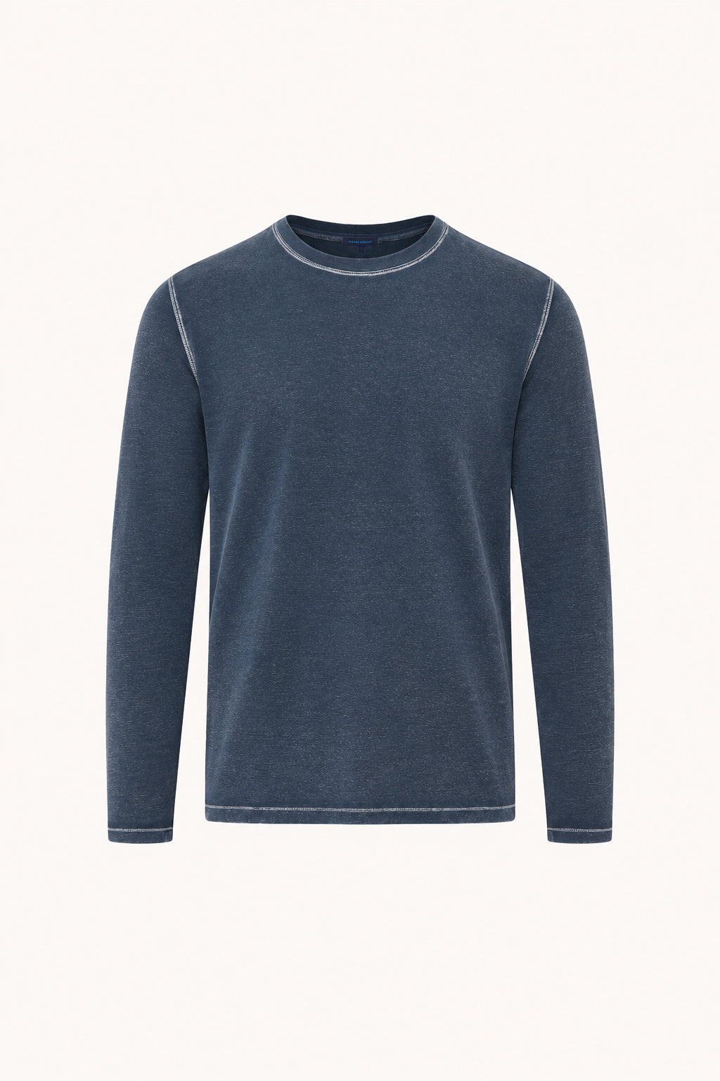 Pima Cotton Stretch Vintage Wash Long Sleeve T-Shirt - PATRICK ASSARAF