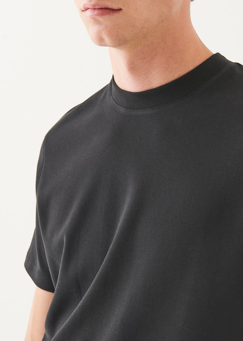 Pima Cotton Stretch Brushed T-Shirt