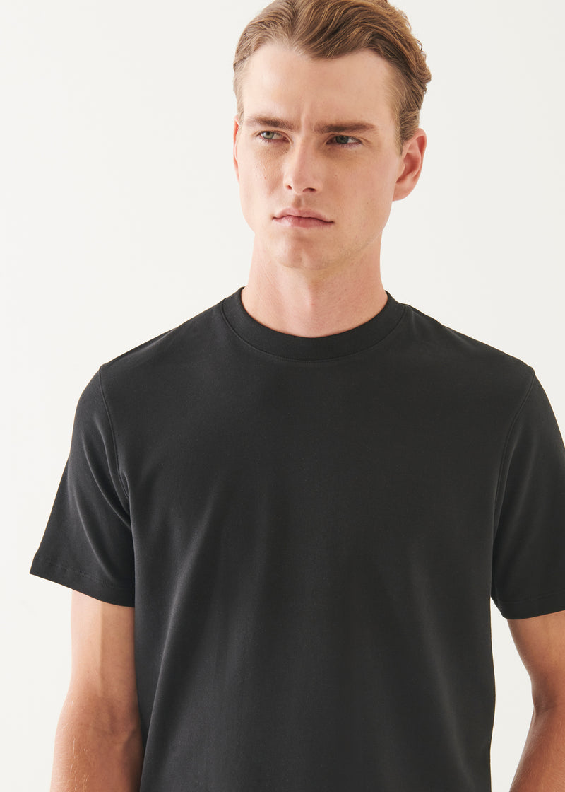 Pima Cotton Stretch Brushed T-Shirt