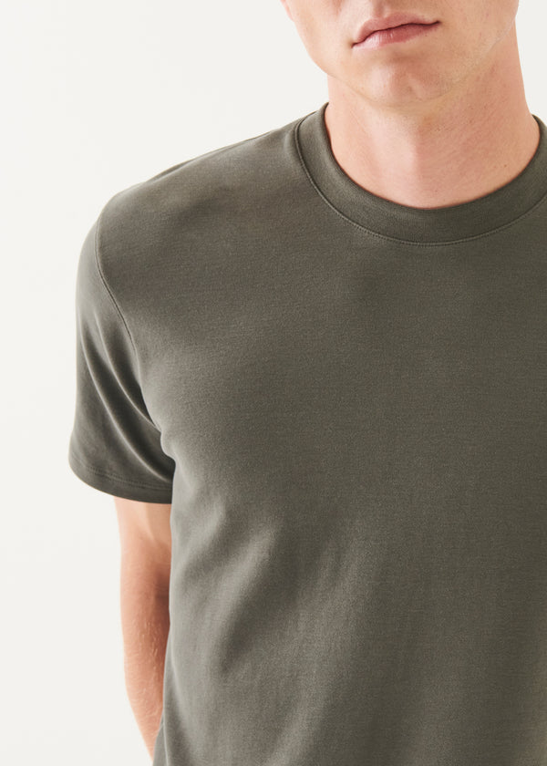 PIMA COTTON STRETCH BRUSHED T-SHIRT