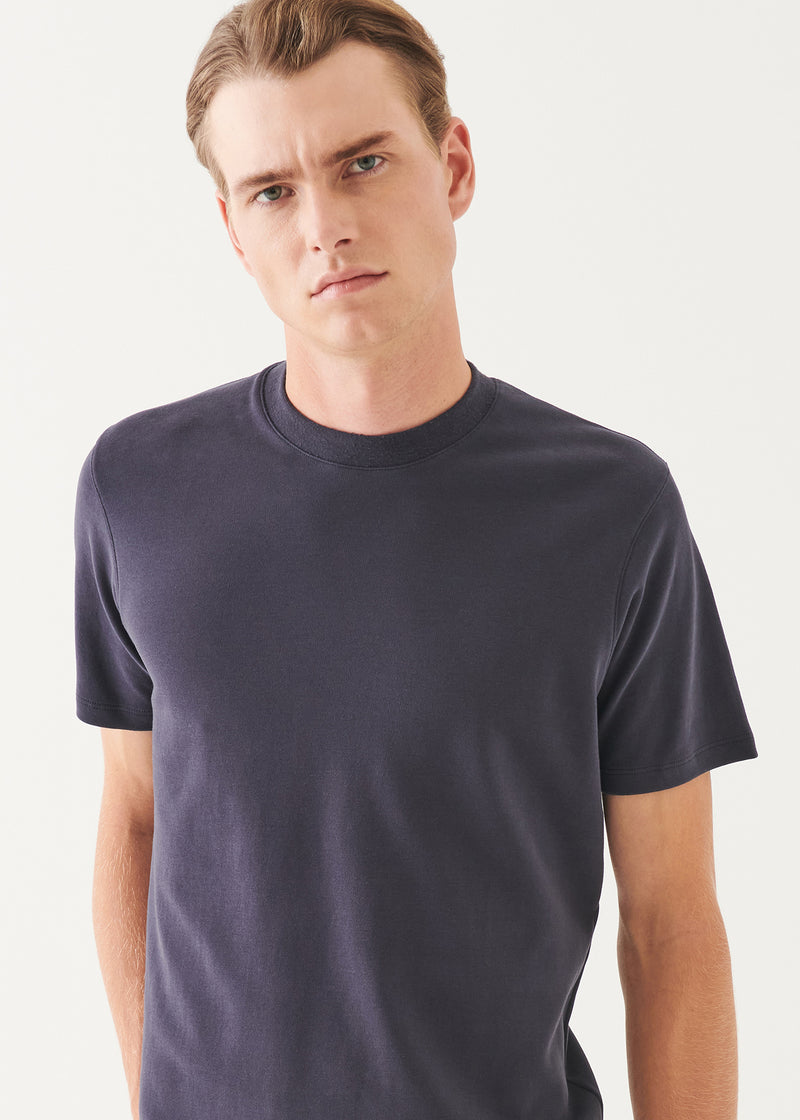 Pima Cotton Stretch Brushed T-Shirt