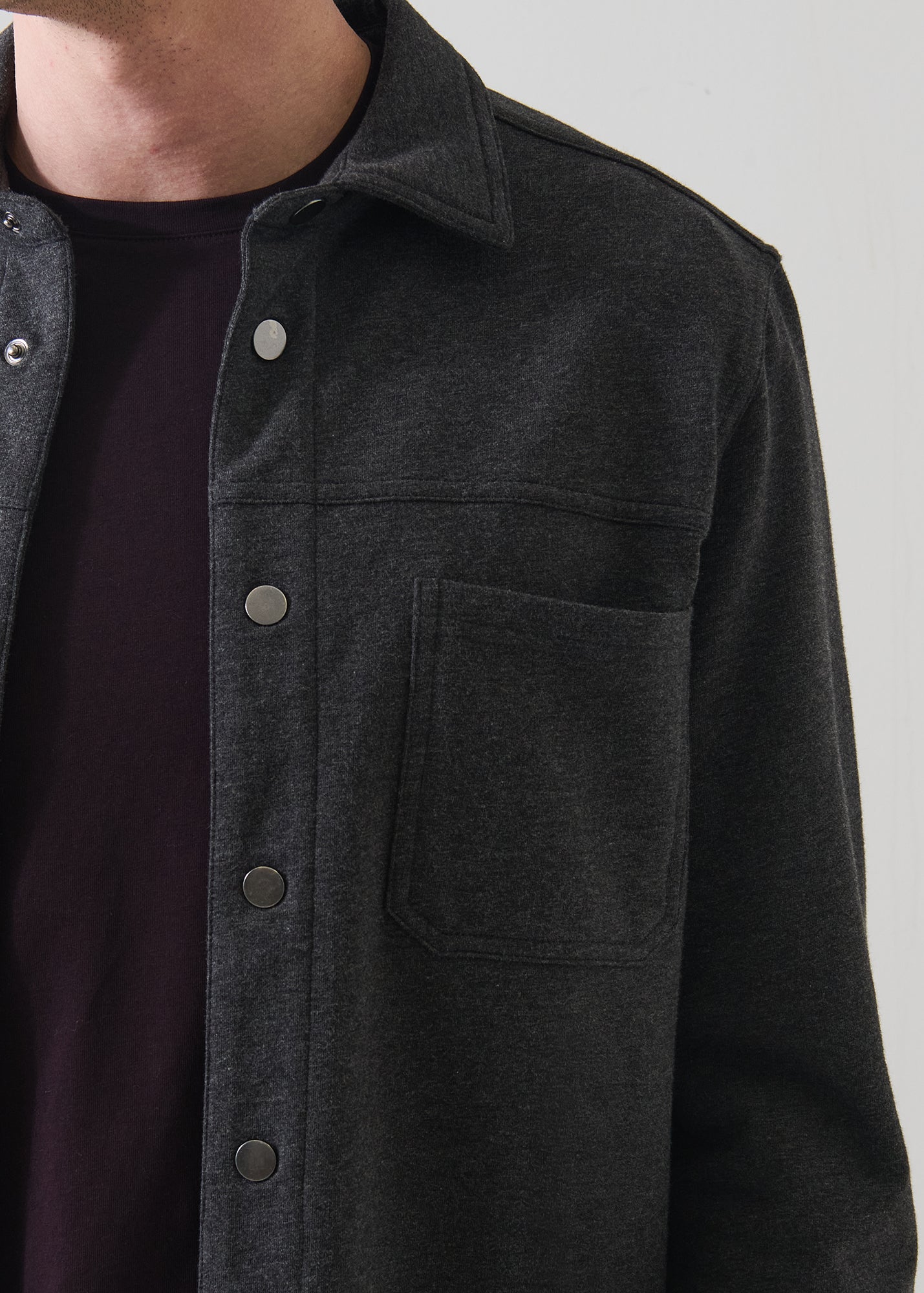 Pima Cotton French Terry Overshirt - PATRICK ASSARAF