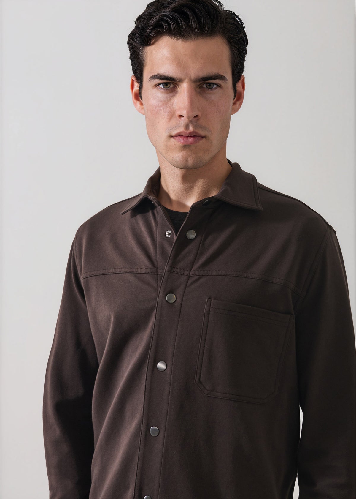 Pima Cotton French Terry Overshirt - PATRICK ASSARAF